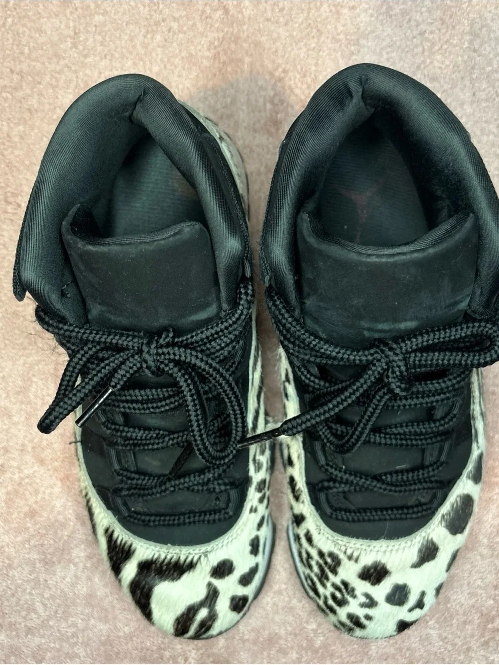 Air Jordan 11 Animal Instinct Zebra Leopard Print Women’s Size 7.5 Sneakers